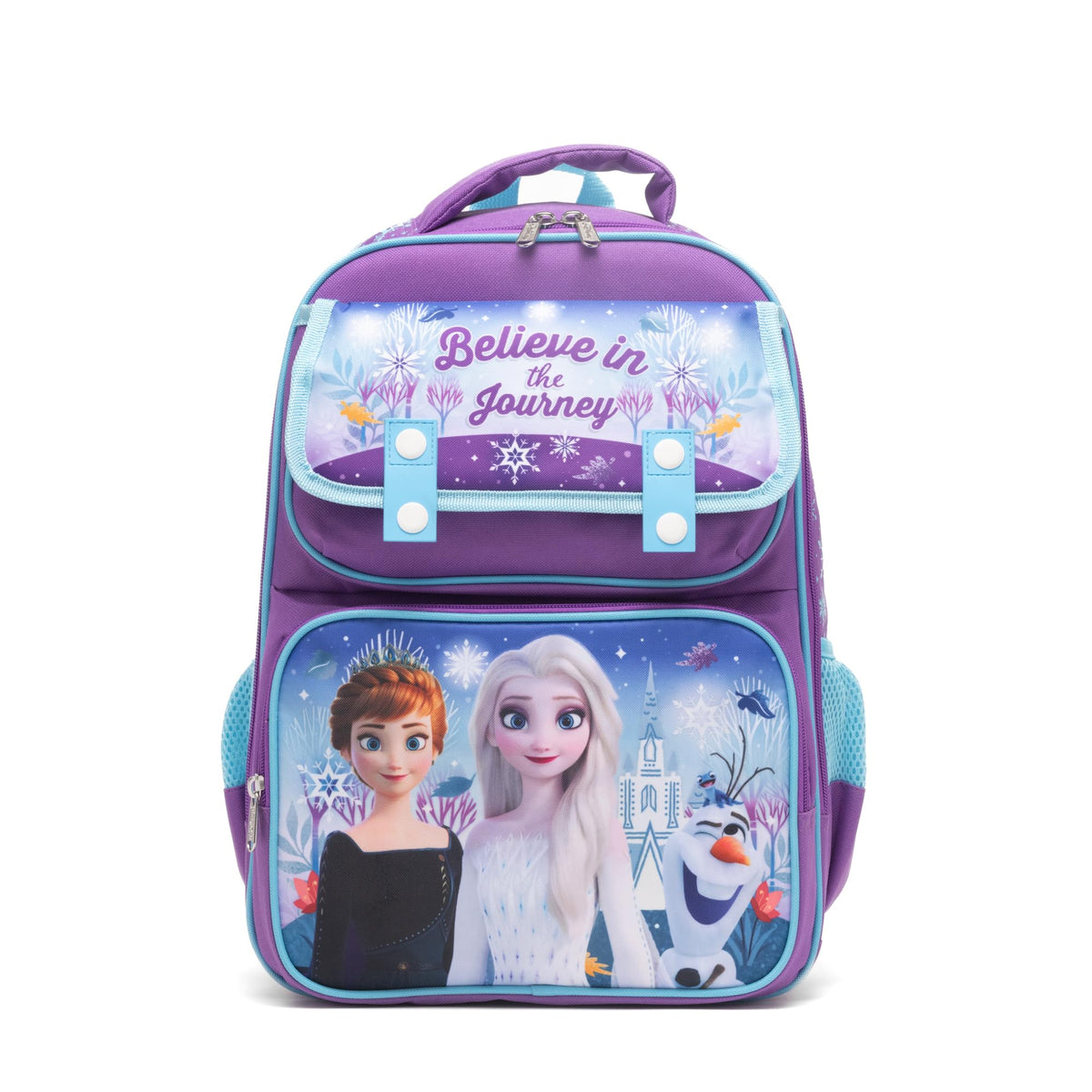 Ruz - Frozen Large School backpack with Padded Back and Adjustable Straps, Purple, A28233