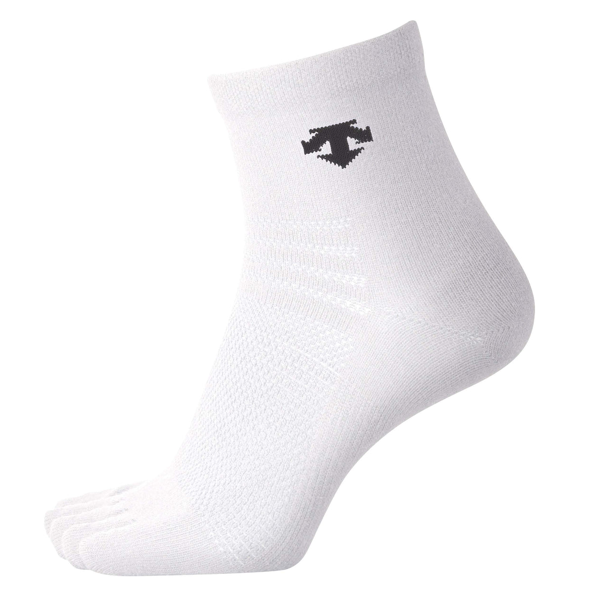 Descente 5 Finger Super Short Socks, wht,
