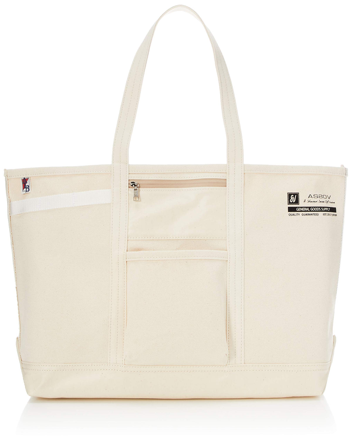 AS2OV(アッソブ) Tote Bag, Biege