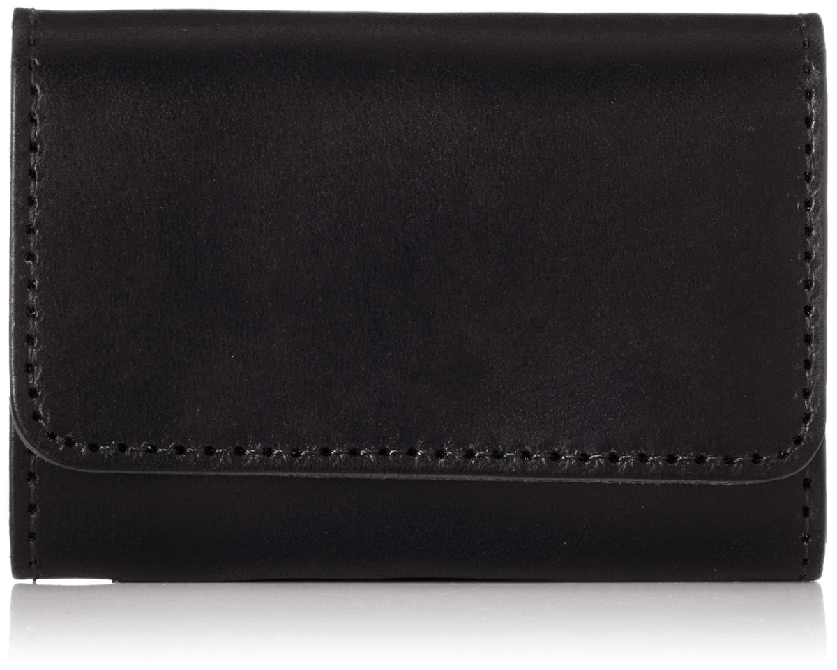 Tachiya H0433N Tochigi Leather Business Card Holder, Tochigi Leather, Black