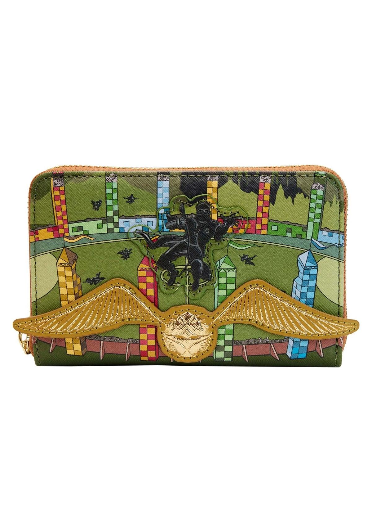 Loungefly Harry Potter Golden Snitch Zip Around Wallet Standard