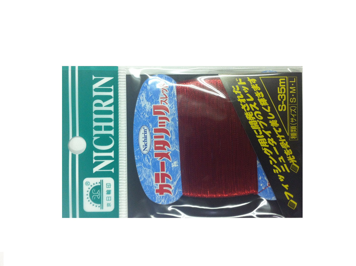 Nichirin color metallic thread S Red