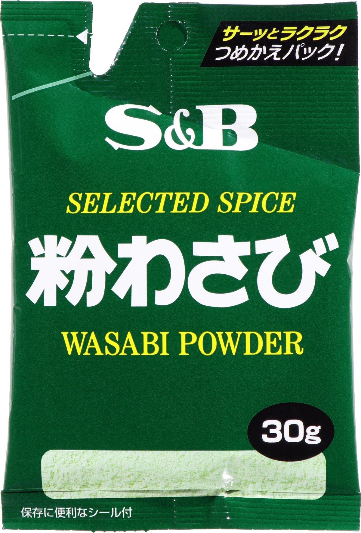 S & B bag containing powder wasabi 30gX10 pieces