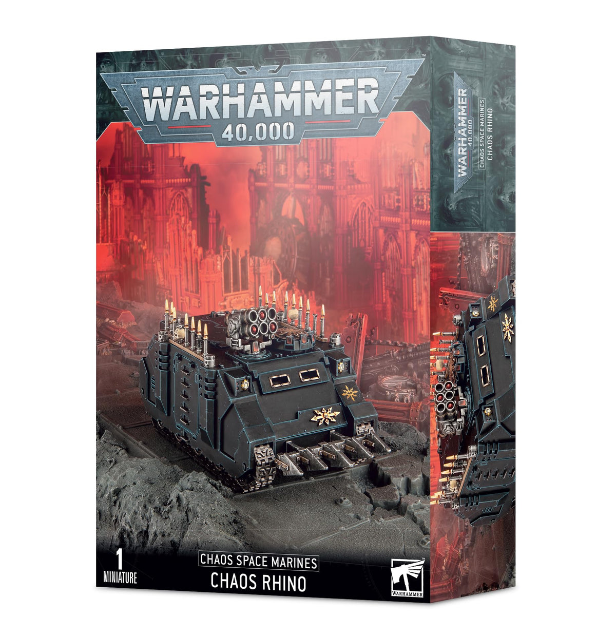 Games Workshop Warhammer 40k - Space Marine du Chaos Rhino Age 14+