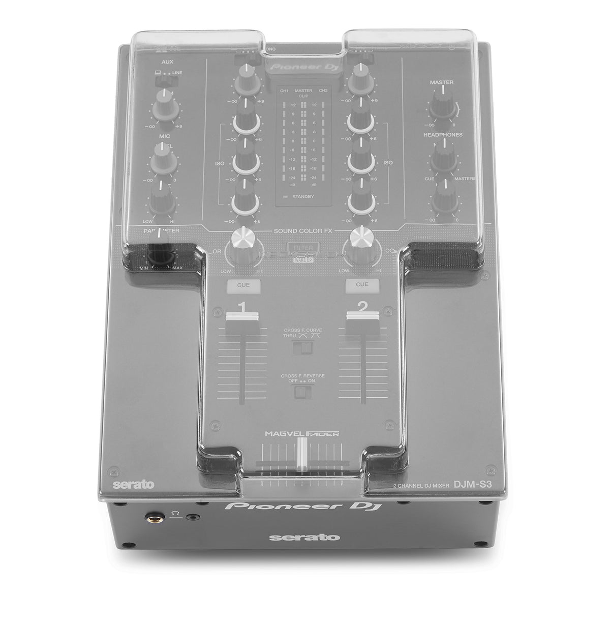 DECKSAVER DS-PC-DJMS3 Compatible with Pioneer DJM-S3 Shockproof Cover