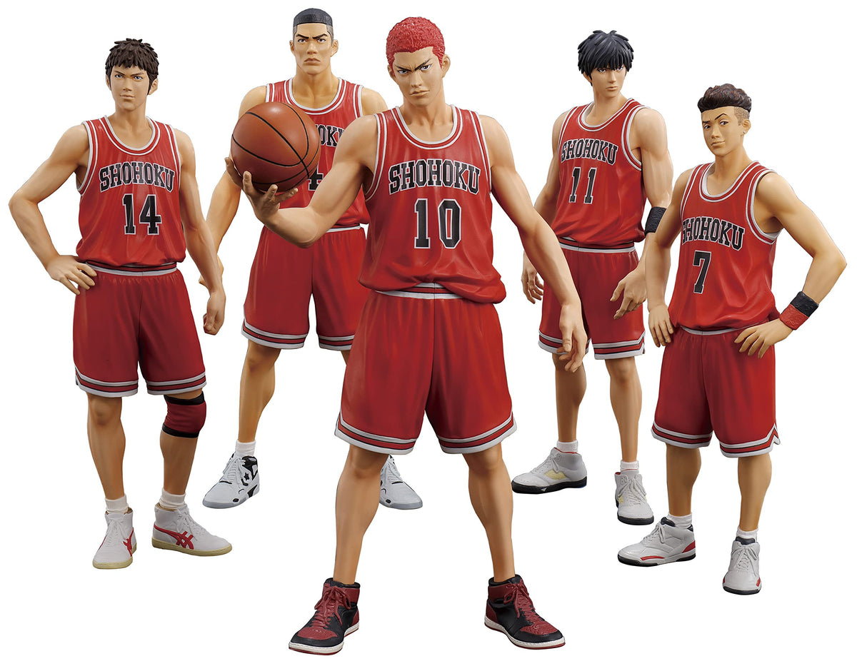 DiGiSM One and Only "SLAM DUNK" SHOHOKU STARTING MEMBER SET, Non-scale, PVC + ABS, Painted, Complete Figure, Set of 5, Resale