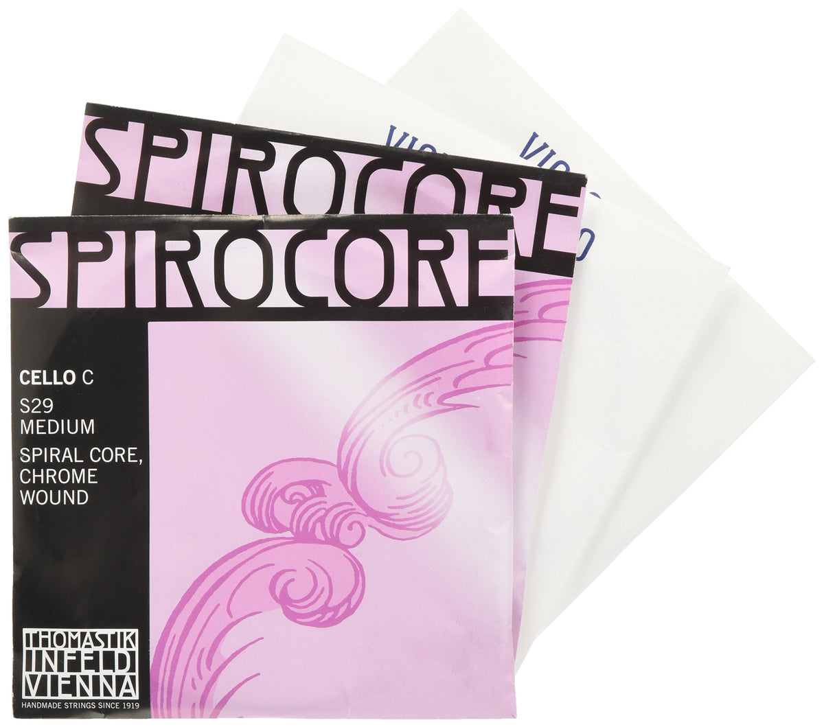 JARGAR SPIROCORE Chrome Roll Cello String Set