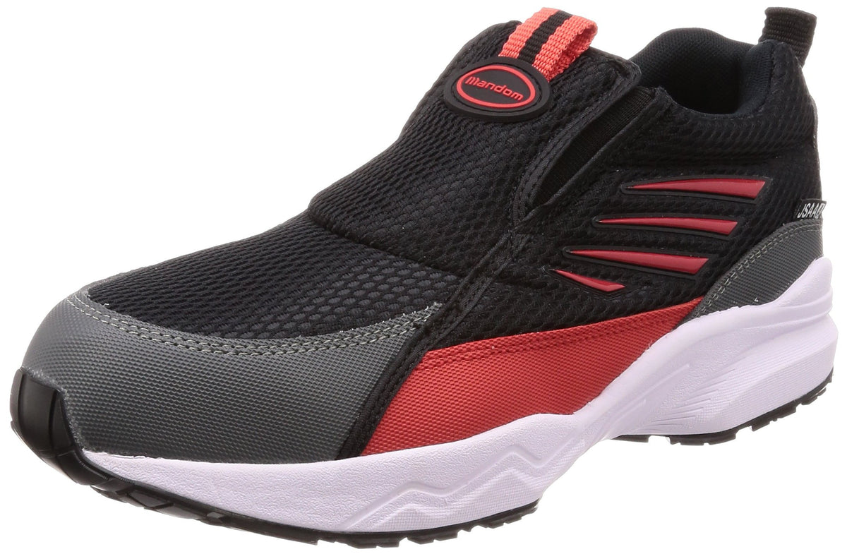 Marugo Gatsby Mandom Safety Slipper with Steel Toe Sneaker #775 Black