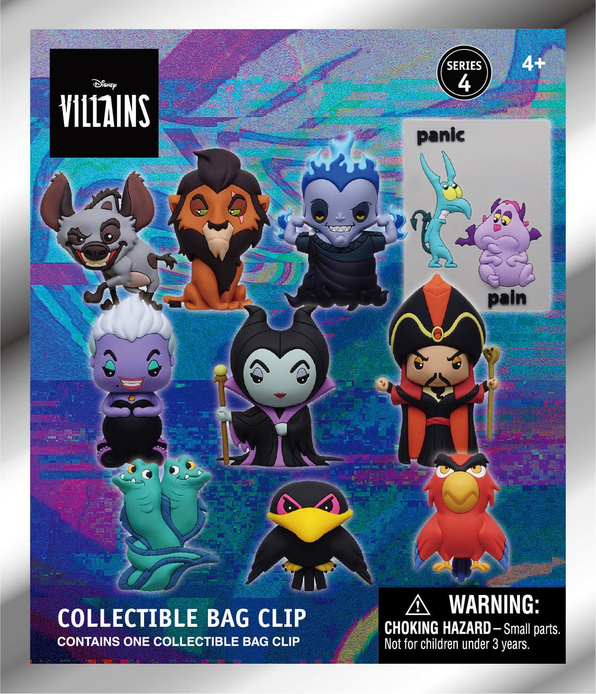 Disney Villains Series 4 – 5" Collectible Bag Clip – Blind Bag (ONE Random Figure) – Animated Character Keychain/Backpack Accessory | Official Licensed Merchandise