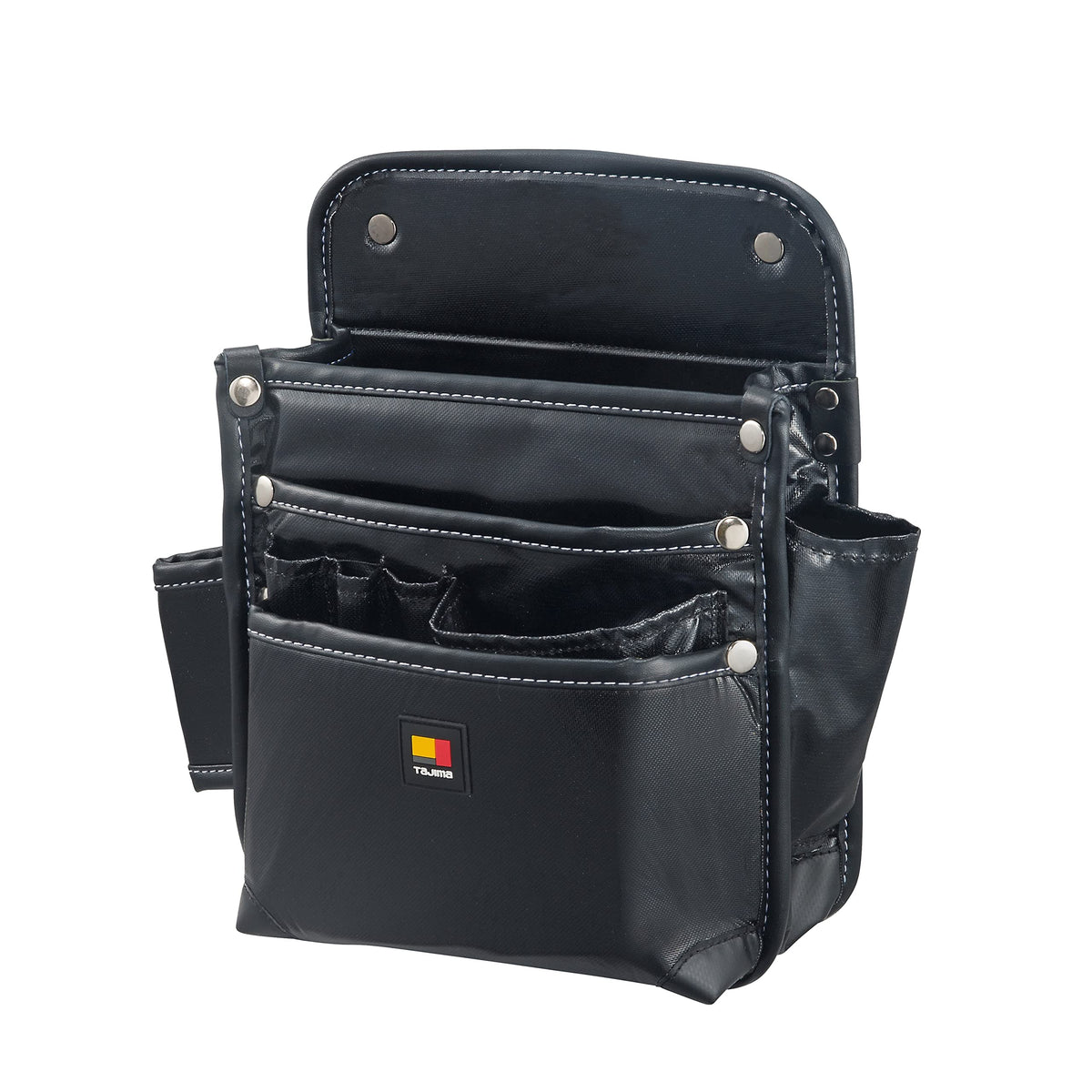 Tajima TJM Design SFKBN-KG3L2H Removable Waist Bag, Nail Bag, 3 Tiers, Large, Twin Hook, Nylon