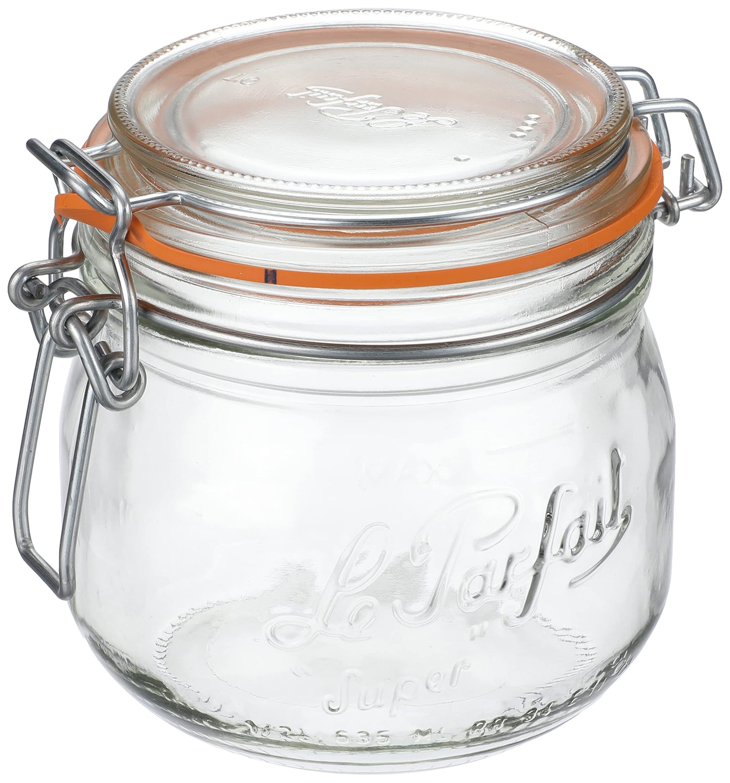 Le parfait 960507 Glass Vocal Jar, 0.5 L (0.5 L) Storage Container