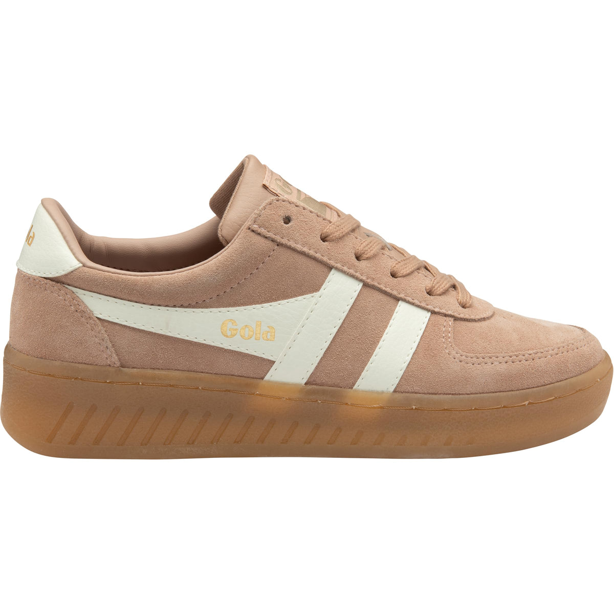 Gola, Women's, Grandslam Suede, Cameo/Off White/Gum, 7.5, Medium