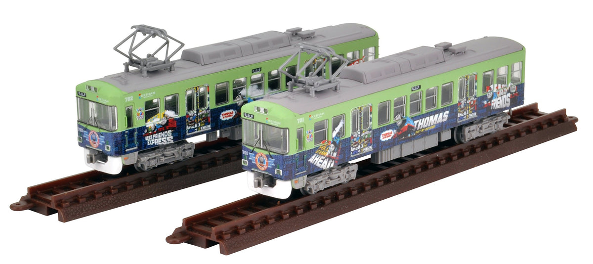 Tomytec Geo-Colle Railway Collection, Keihan Railway Otsu Line Type 700, Thomas & Friends 2015, 2-Car Set, Diorama Supplies (Manufacturer's First Press Order Limited Product)