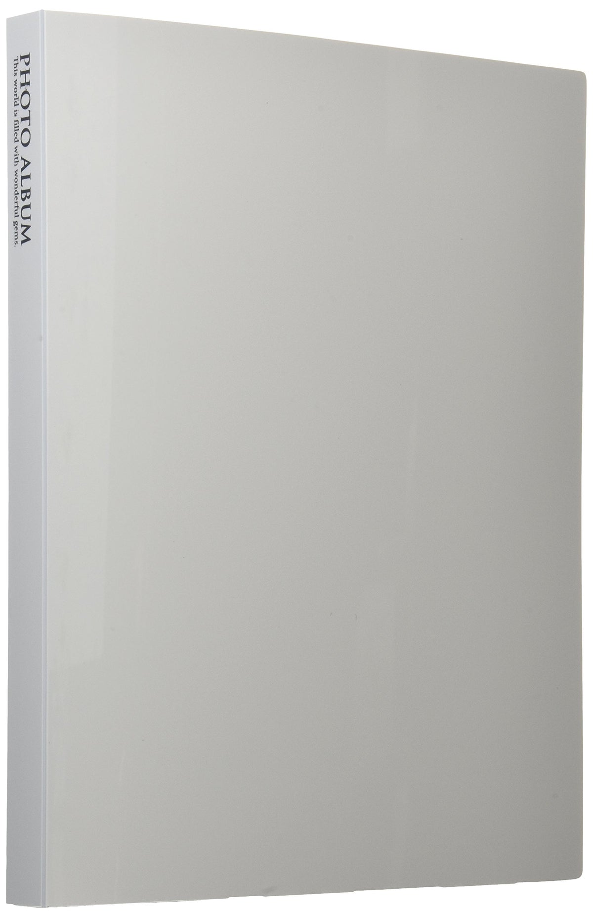 SEKISEI Album Pocket Photo Album 80 Sheets High Transparent KG Size housing Postcard 51-100 Sheets White KP-80P