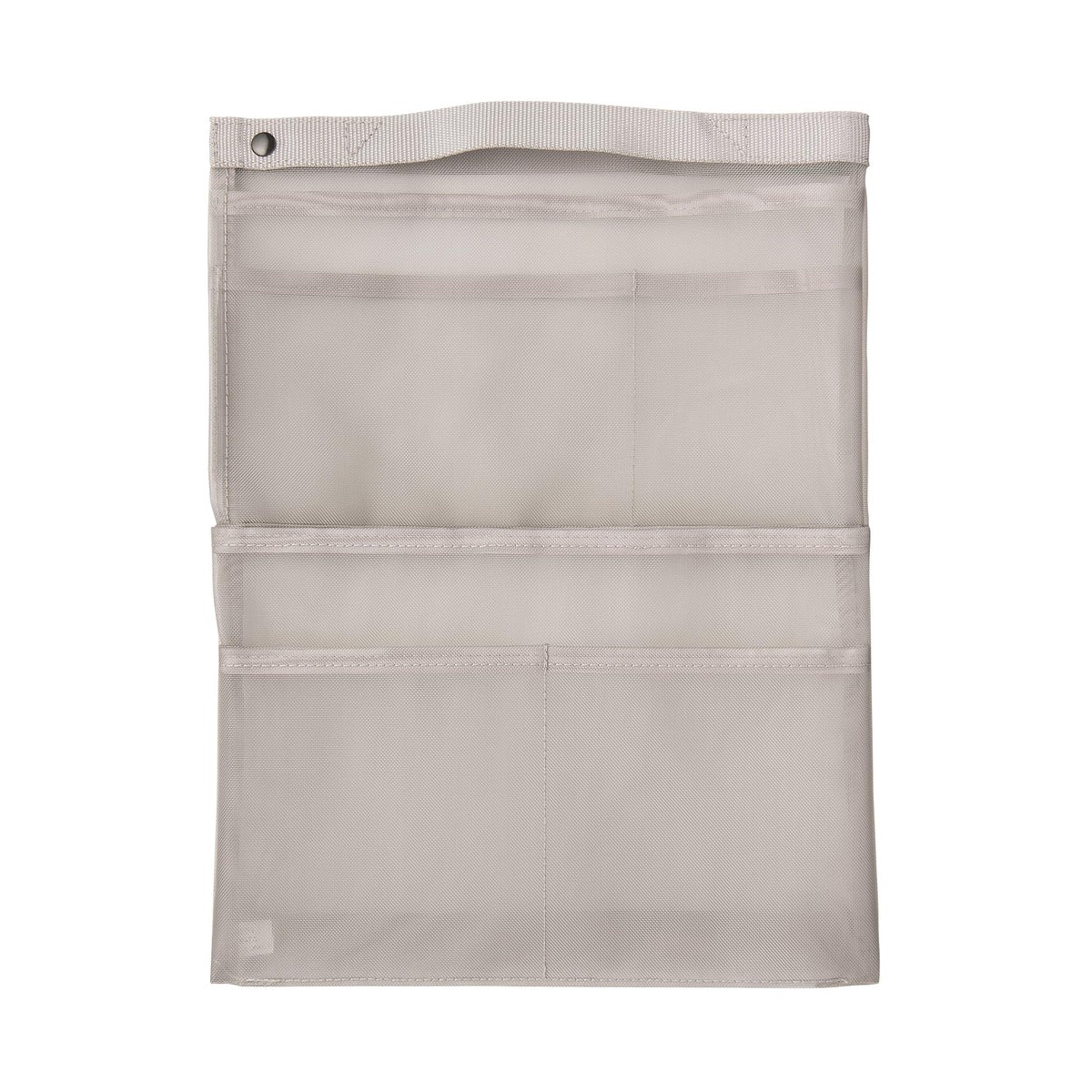 Nylon Mesh Bag Organizer Vertical A4 - Gray