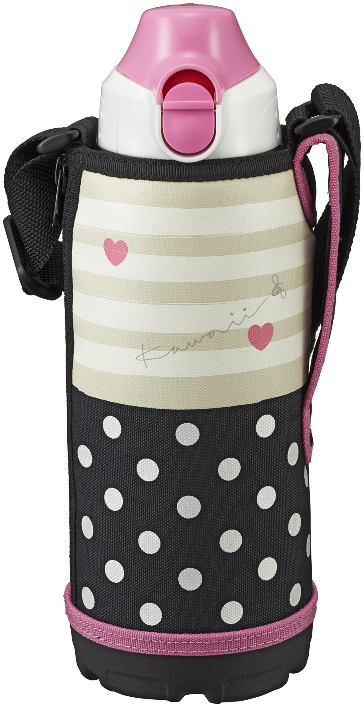 Tiger Stainless Bottle Sahara 2 Way (0.8L) MBO-F080-P (Pink Dot)【Japan Domestic Genuine Products】