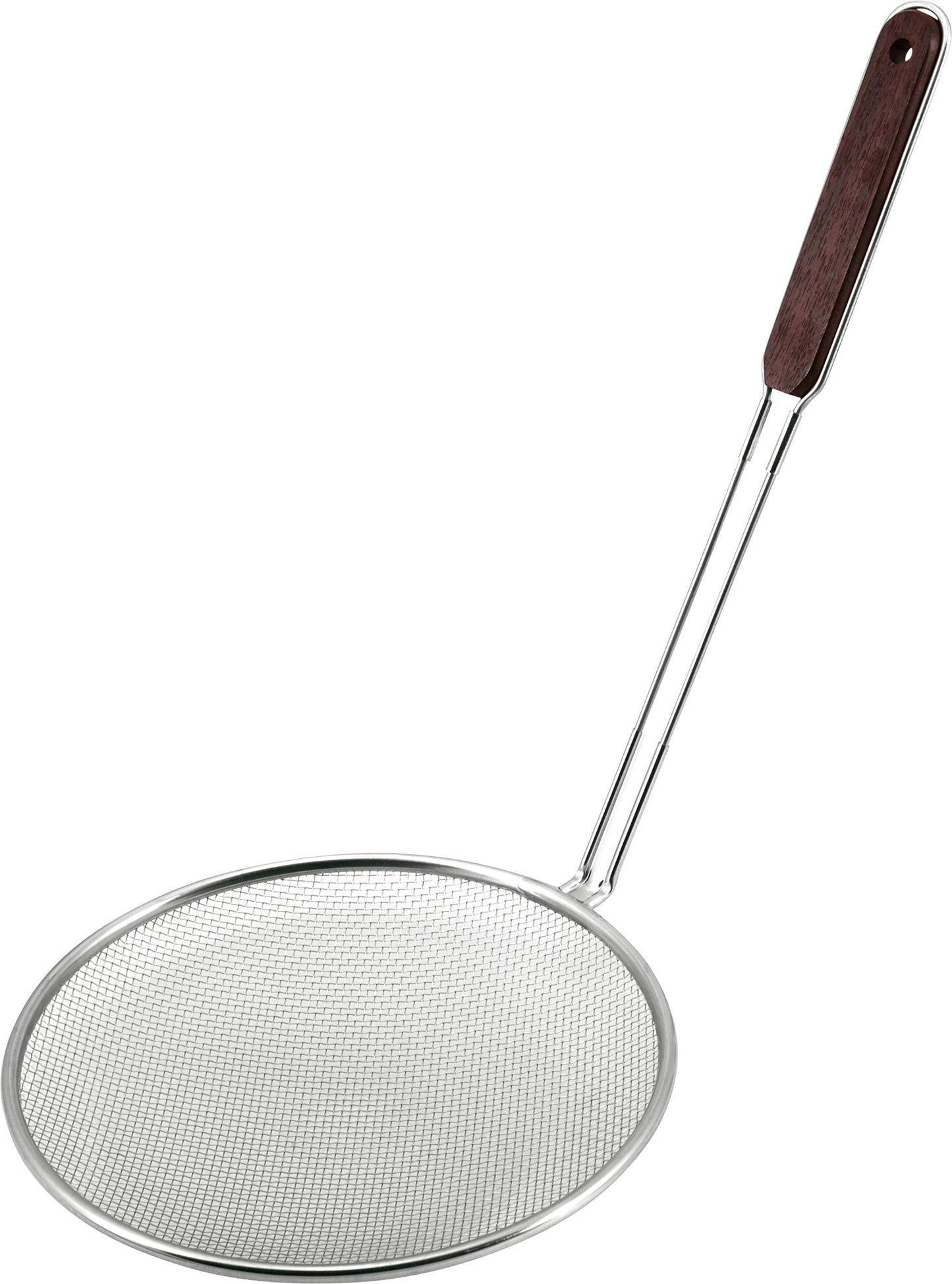 18-8 Rose Pattern Buckwheat (8 Mesh) 10"