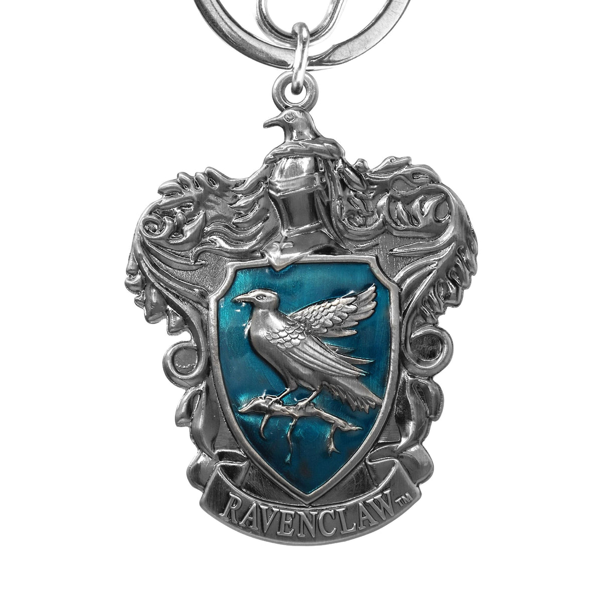 Harry Potter Ravenclaw School Crest Pewter Keychain, Silver