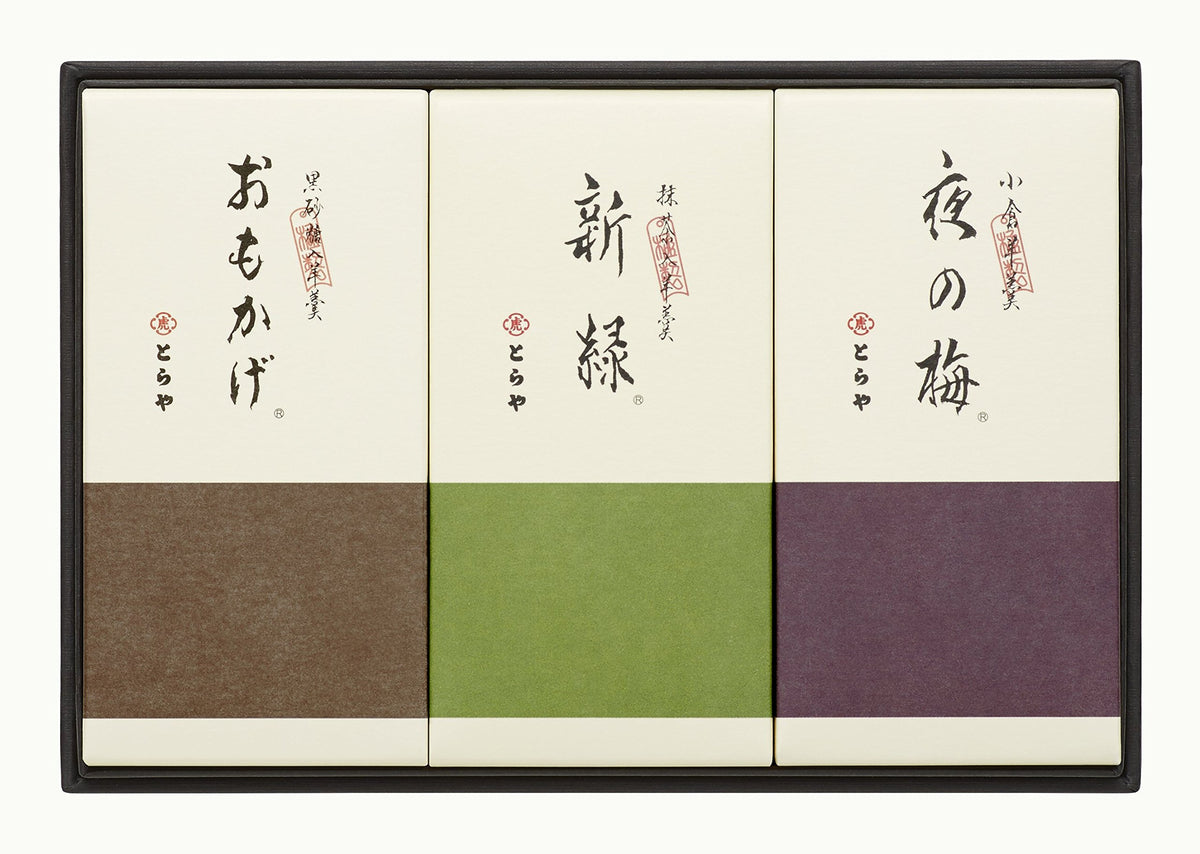 Toraya Medium Yokan?Japanese Azuki bean jelly?3 piece Japan Import