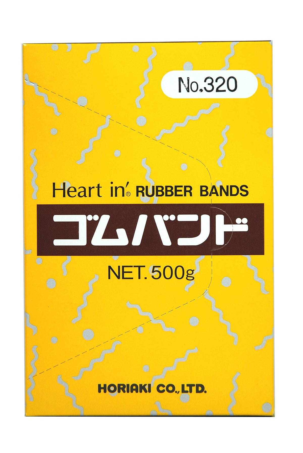 Holiaki 500-320N Heart-In Rubber Band, #320, 17.6 oz (500 g), Natural
