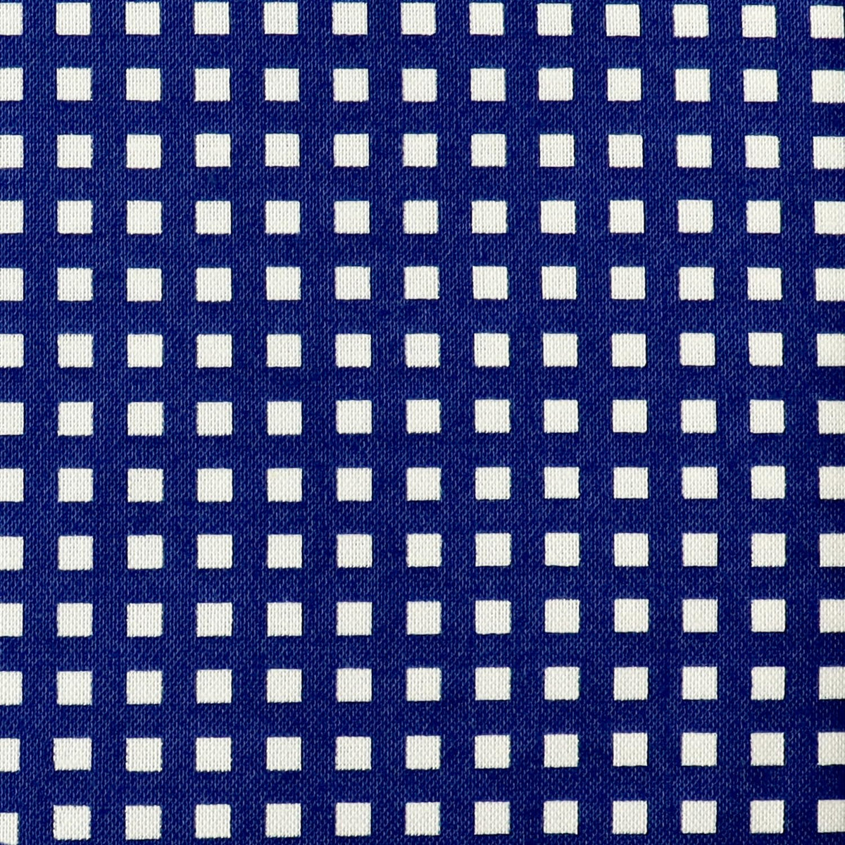 NBK Colorful Plaid Printed Fabric Nordic Style, bule