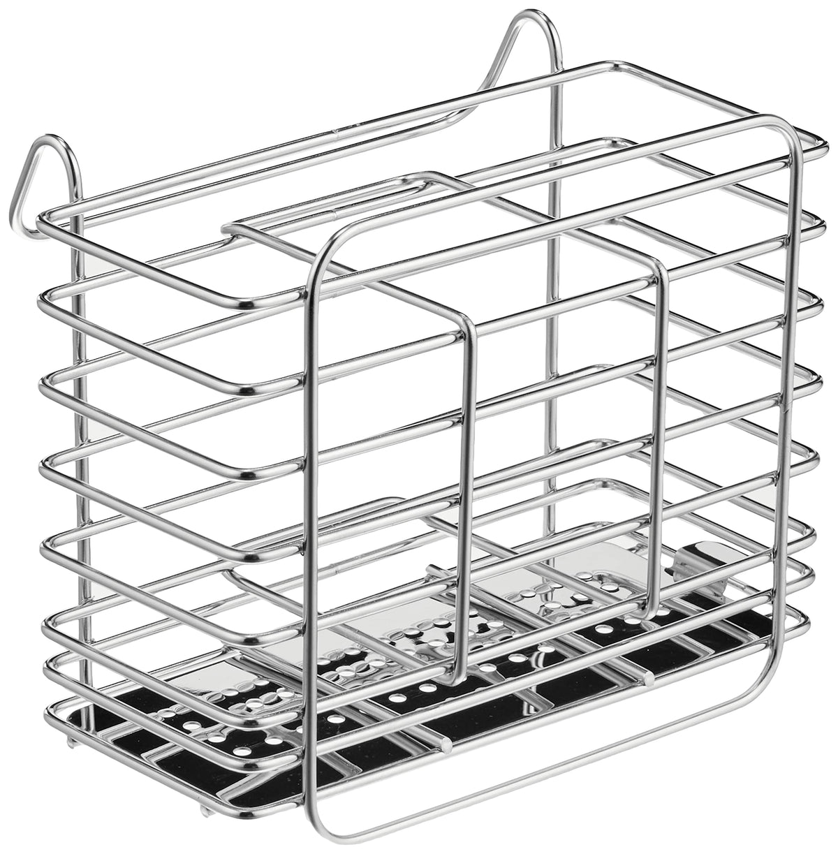 Wahei Freiz SUI-6079 Dish Drainer, Cutlery Pocket, Large, Stainless Steel