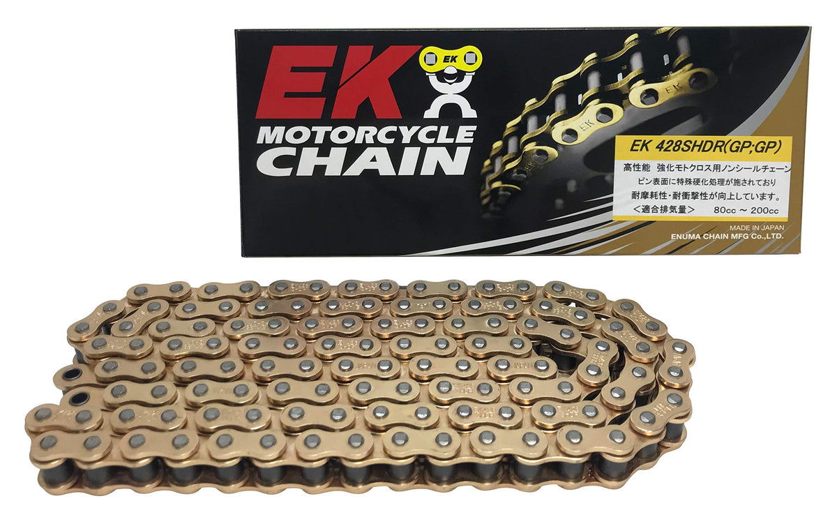 i-ke- (ek) Bike Chain enumatye-n 428shdr GP/GP (Gold)