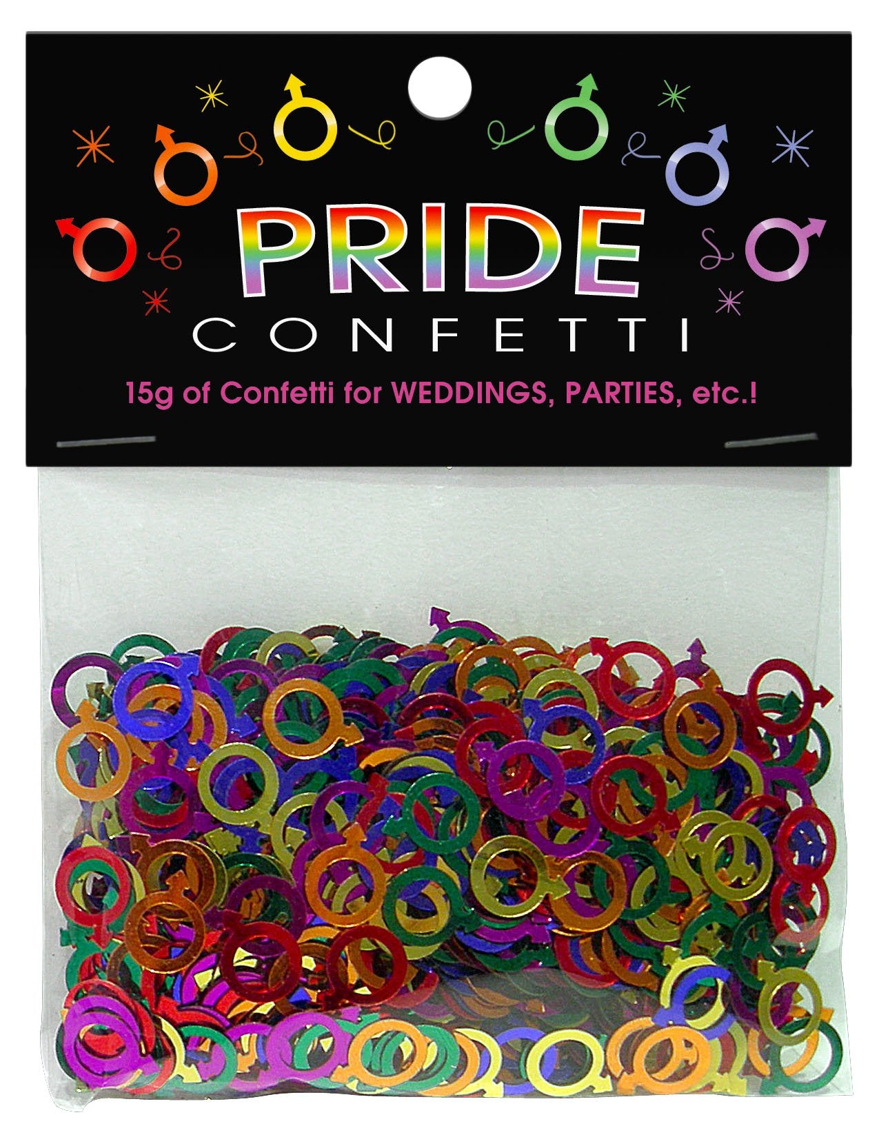 Kheper Games Pride Confetti Social Interaction Game, Rainbow Themed Group Party Set
