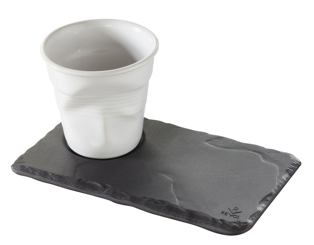 Basalt Rectangular Tray with Indent