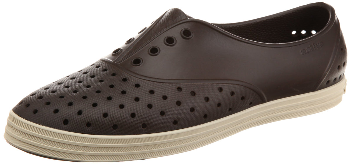 Native Shoes Jericho Durable Sneakers - Breathable Upper, Long Lasting EVA Midsole and Outsole Beaver Brown 8 B - Medium