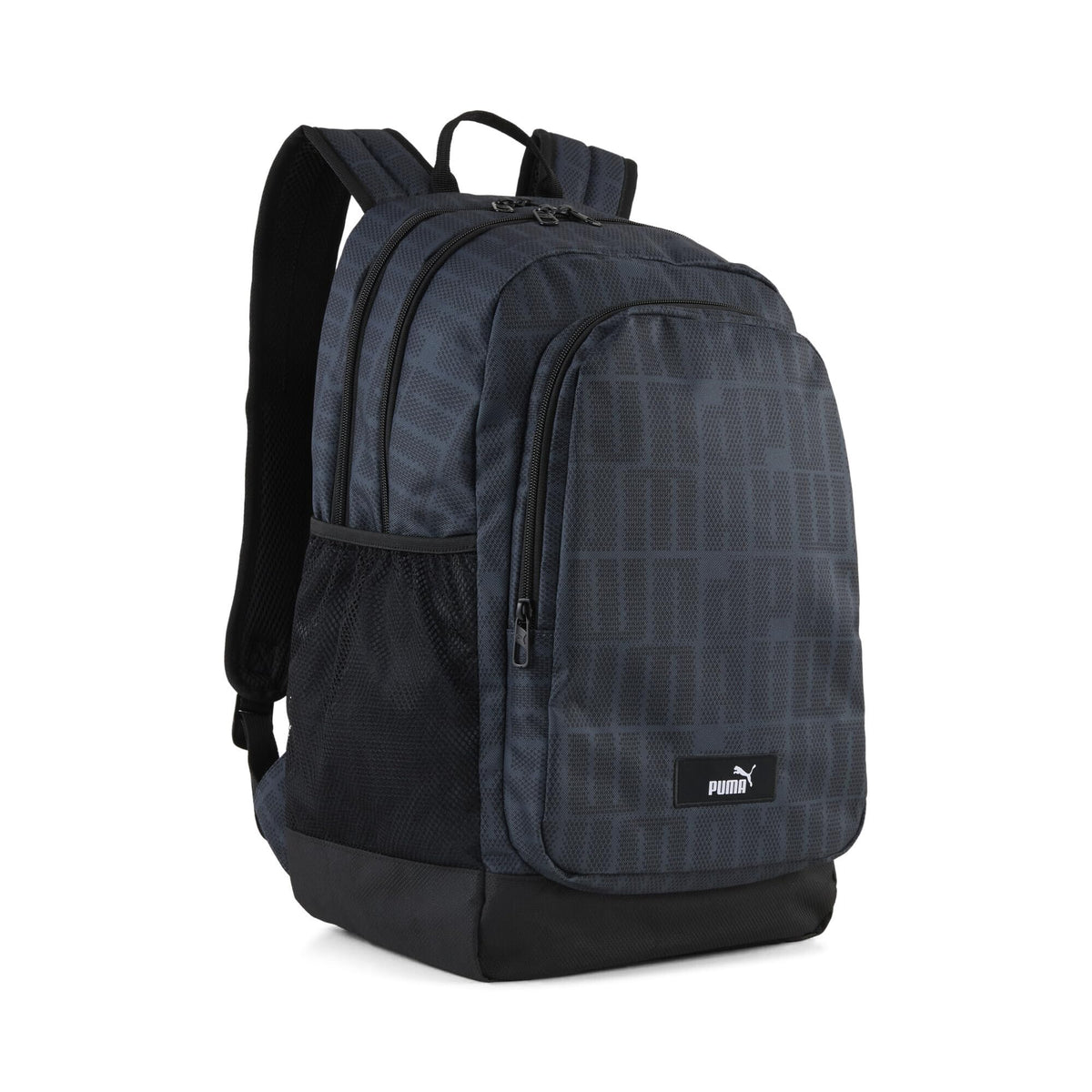 PUMA Adult Academy 29 L Backpack with All-Over Print, One Size, Black Nature 2.0 AOP