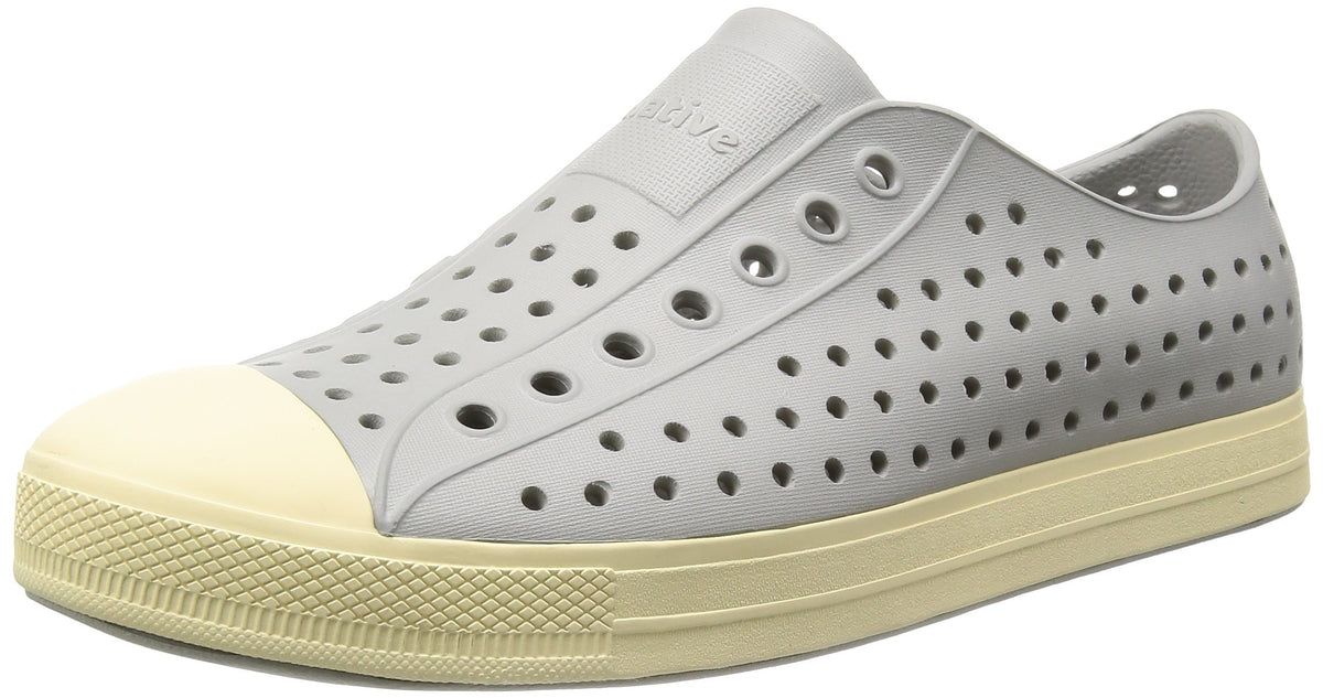 Native Shoes Unisex Jefferson Slip-on Sneakers Pigeon Grey Men's 8, Women's 10 Medium