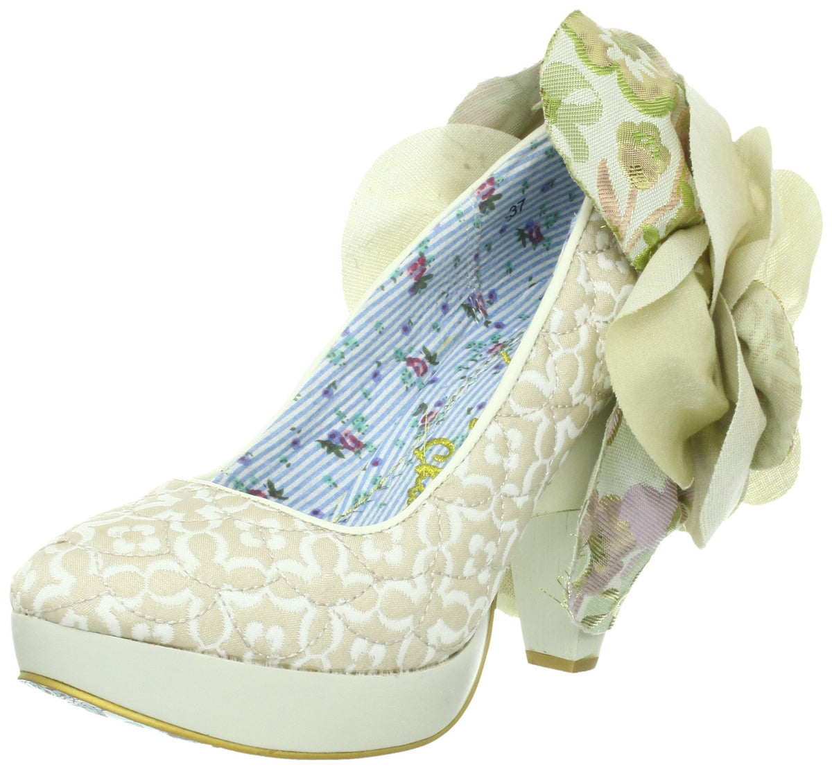 Irregular Choice Sweety Bird 3799-01, Floral, 39(25.5cm)