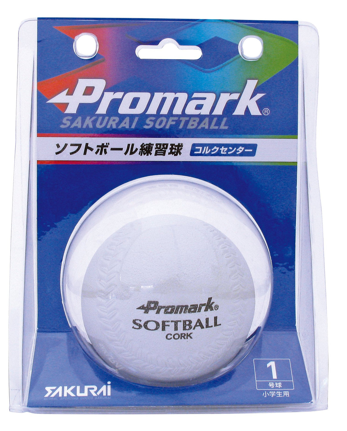 サクライ貿易(SAKURAI) Pro Mark SB-801N WH Softball Practice Ball No. 1