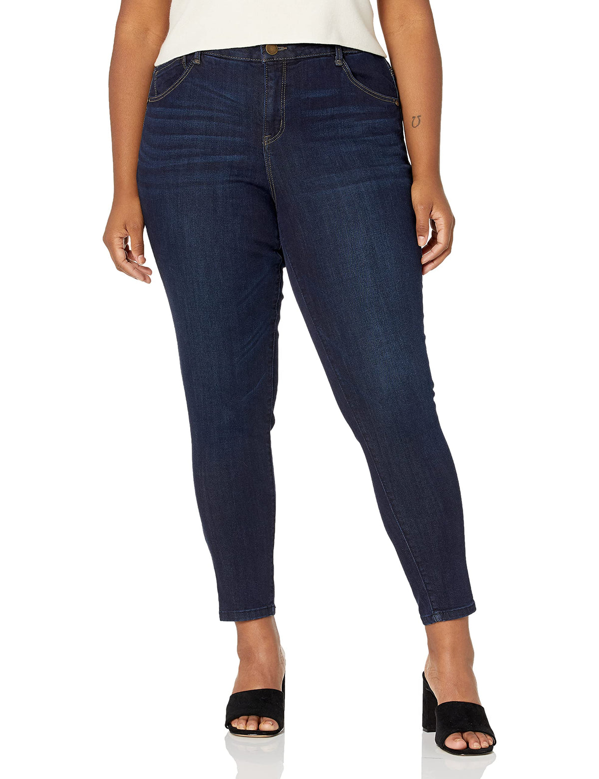 Democracy Women's Plus-Size Ab Solution High Rise Jegging