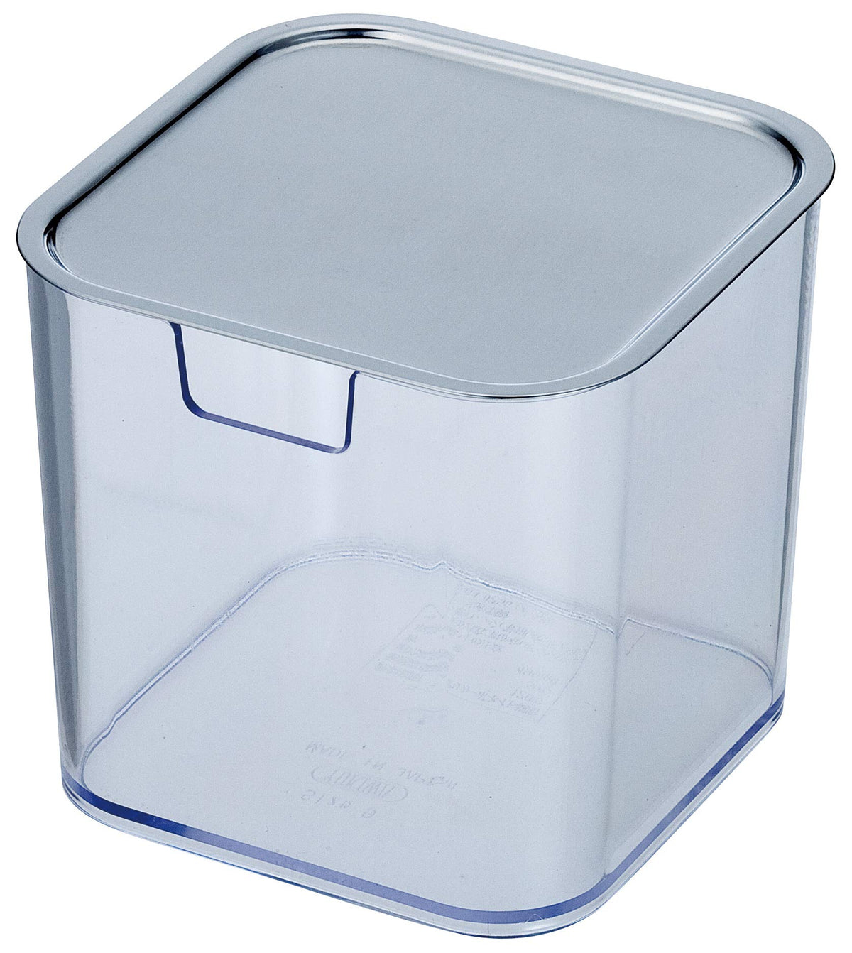 三宝産業 Seasoned Hook Condiment Container, 9cm, Clear (Lid: Silver)