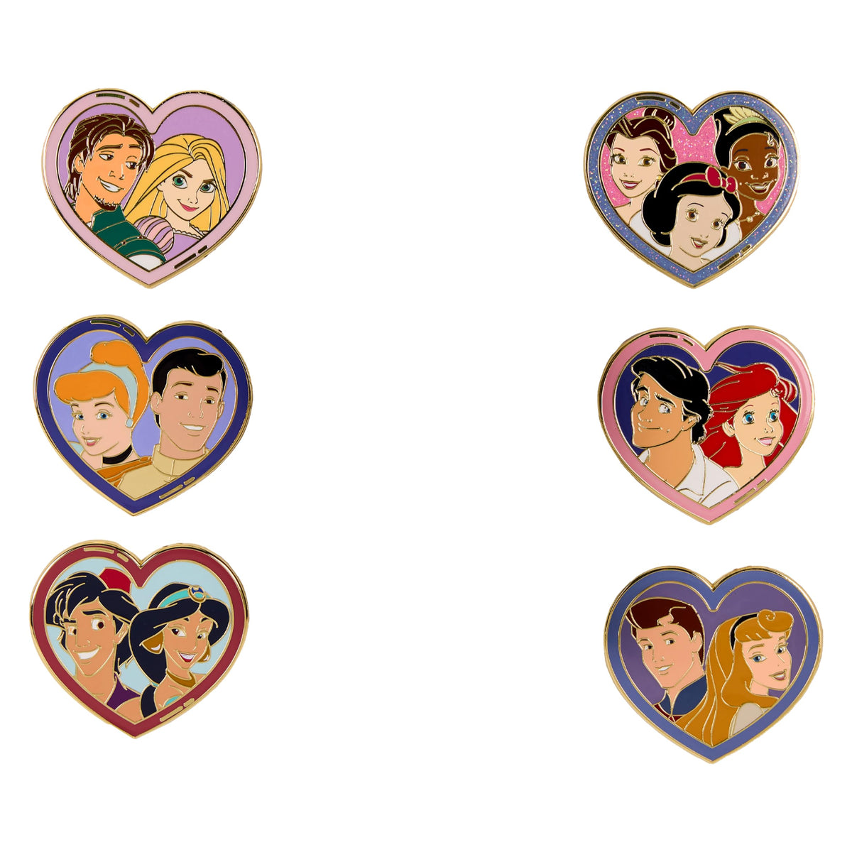 Loungefly Disney Princess & Prince Heart Mystery Box Pin (ONE RANDOM PIN)