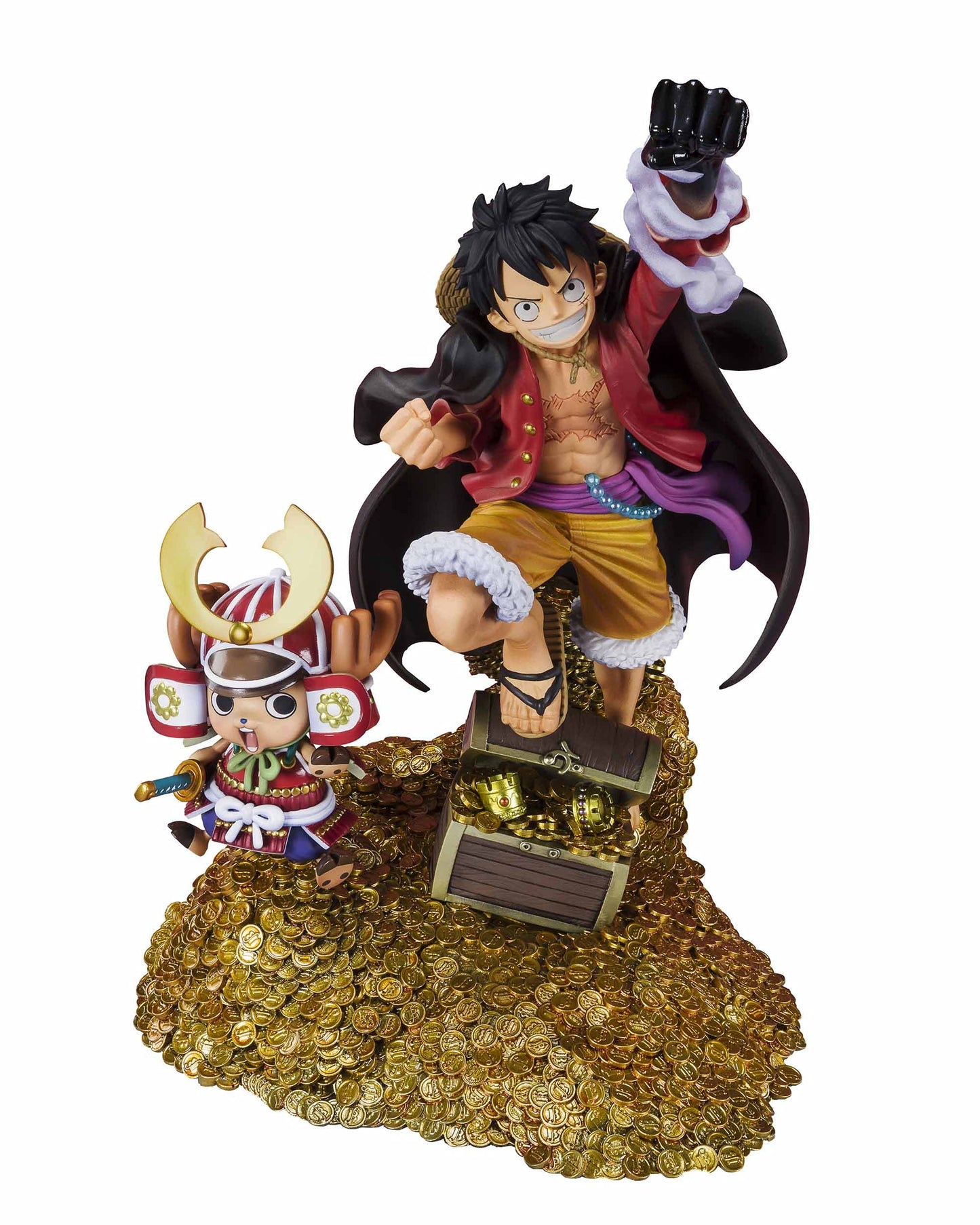 TAMASHII NATIONS - One Piece - Monkey D. Luffy - WT100 Commemorative Eiichiro Oda Illustration DAIKAIZOKU HYAKKEI, Bandai Spirits FiguartsZERO Collectible Statue
