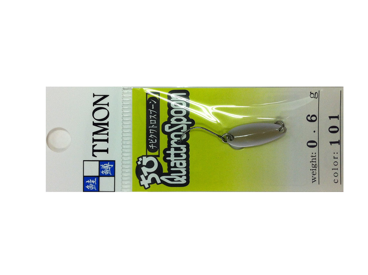 JACKALL #101 Timon Small Quattro Spoon, 0.08 inch (22 mm), 0.02 oz (0.6 g), Momo Manju