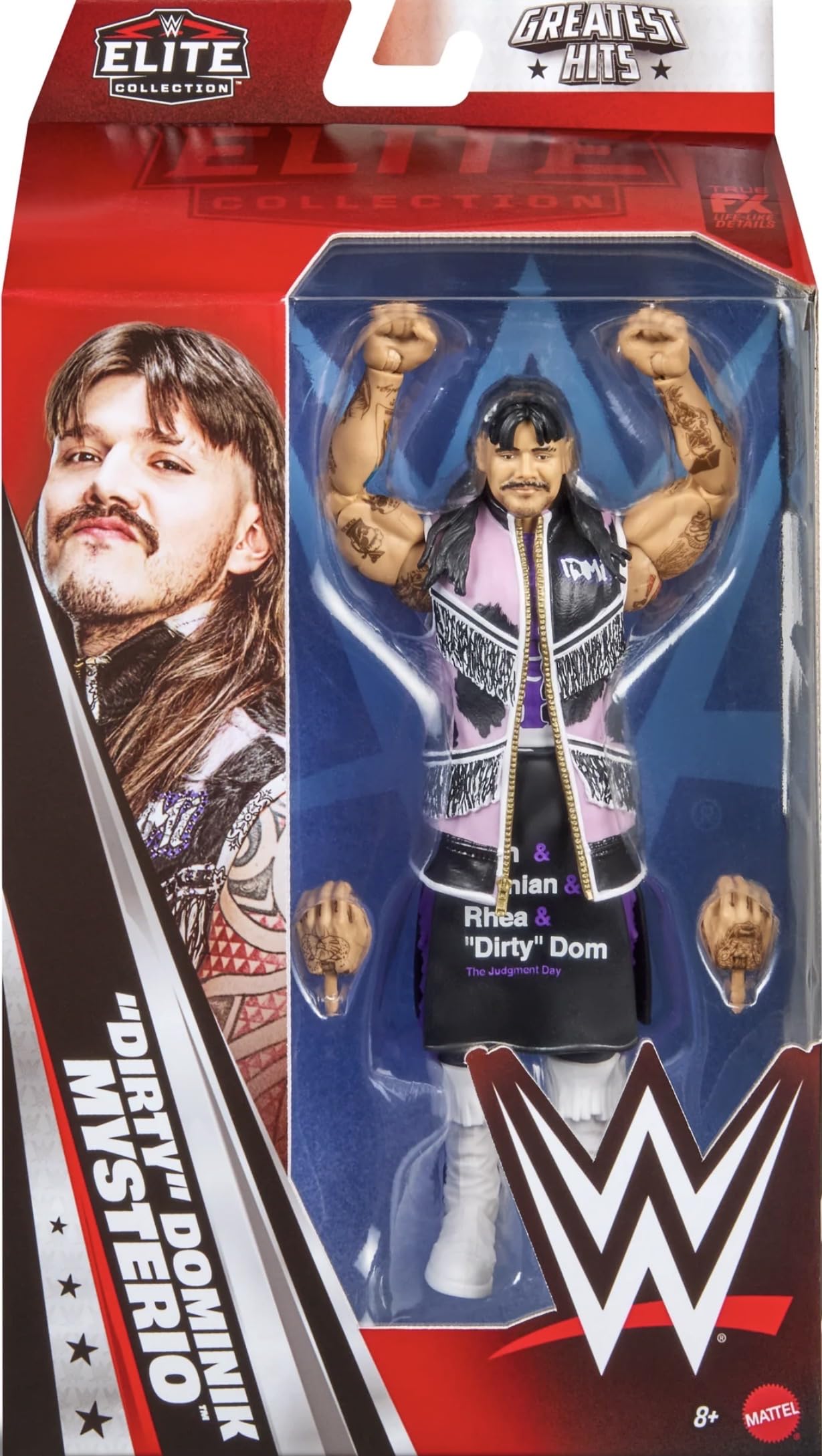 WWE Dirty Dominik Mysterio Mattel Elite Collection Greatest Hits Series 10 Wrestling Action Wrestler Figure Toy