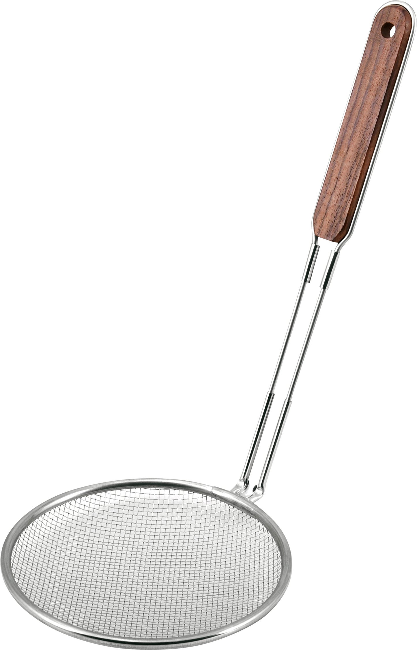 18-8 Rose Pattern Buckwheat (8 Mesh) 7"