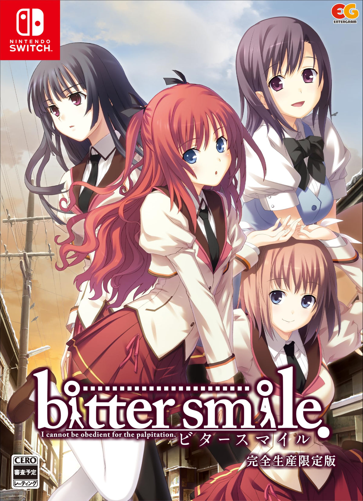 bitter smile. 完全生産限定版 -Switch 【Amazon.co.jp限定特典】オリジナルデジタル壁紙 配信 & 【特典】折り畳み式B2タペストリー(描き下ろしイラスト)、アクリルジオラマ 同梱