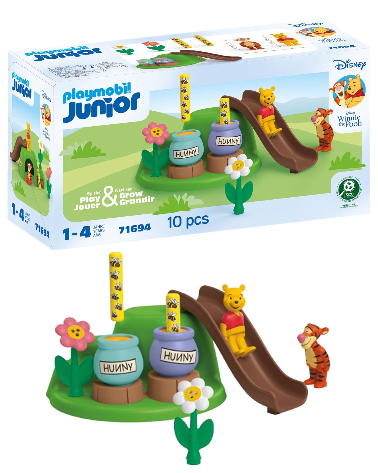 Playmobil Junior & Disney: Winnie the Pooh's & Tigger's Bee Garden