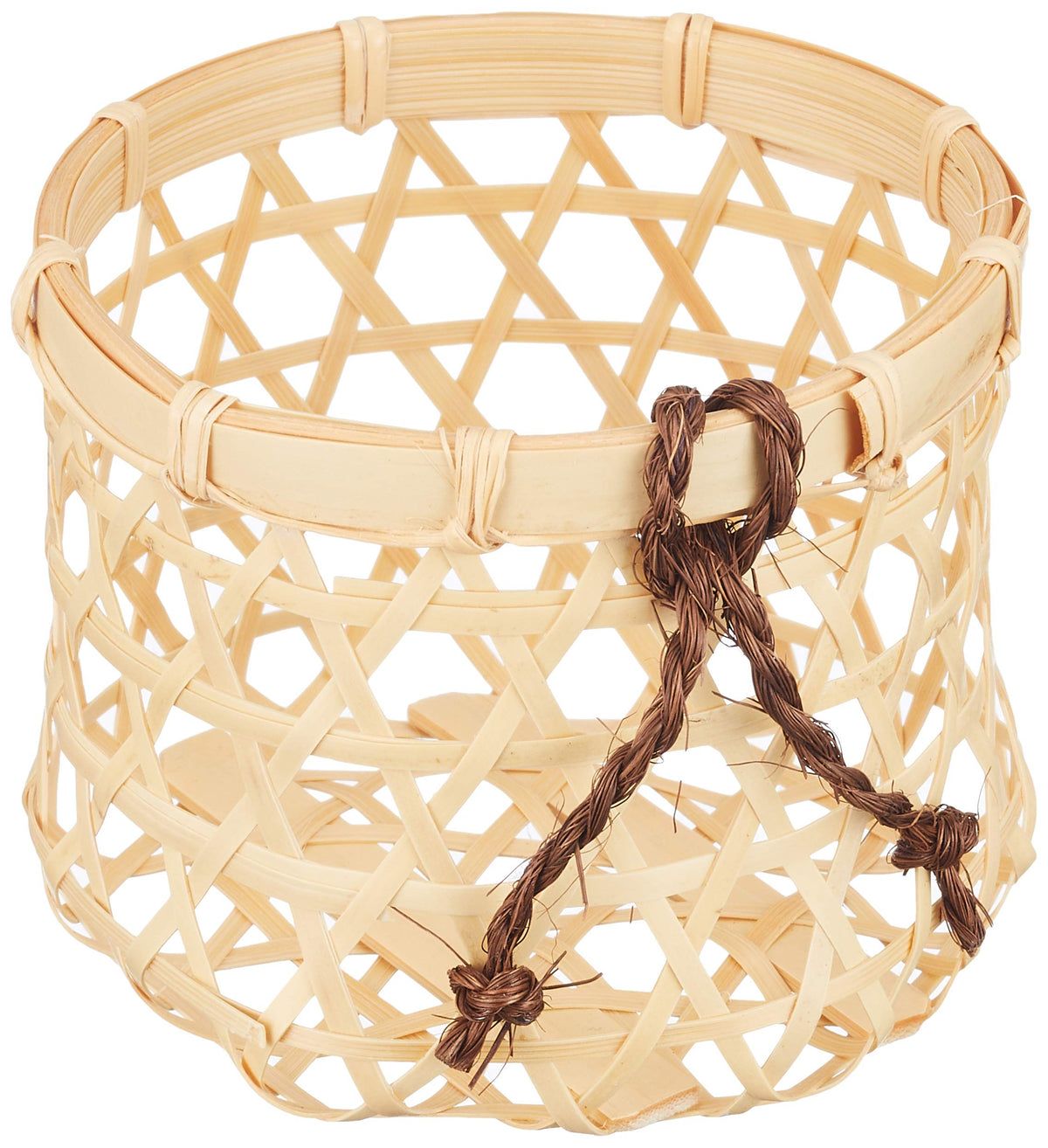 Yamasita Craft 28583000 Mini White Bamboo Backpack Basket, Made in Japan