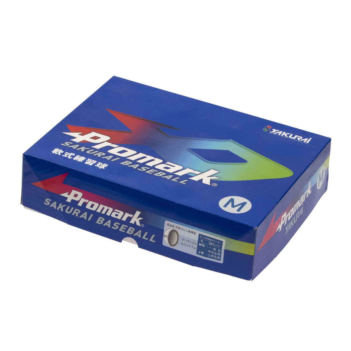 SAKURAI Trade Promark (Professional Mark) Baseball Lawn Practice Ball M No. 12 Balls containing a Dozen 72mm LB-312M