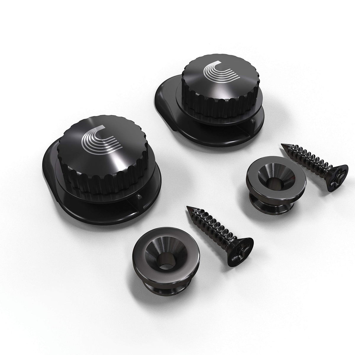 D'Addario Accessories Universal Strap Lock System, Black