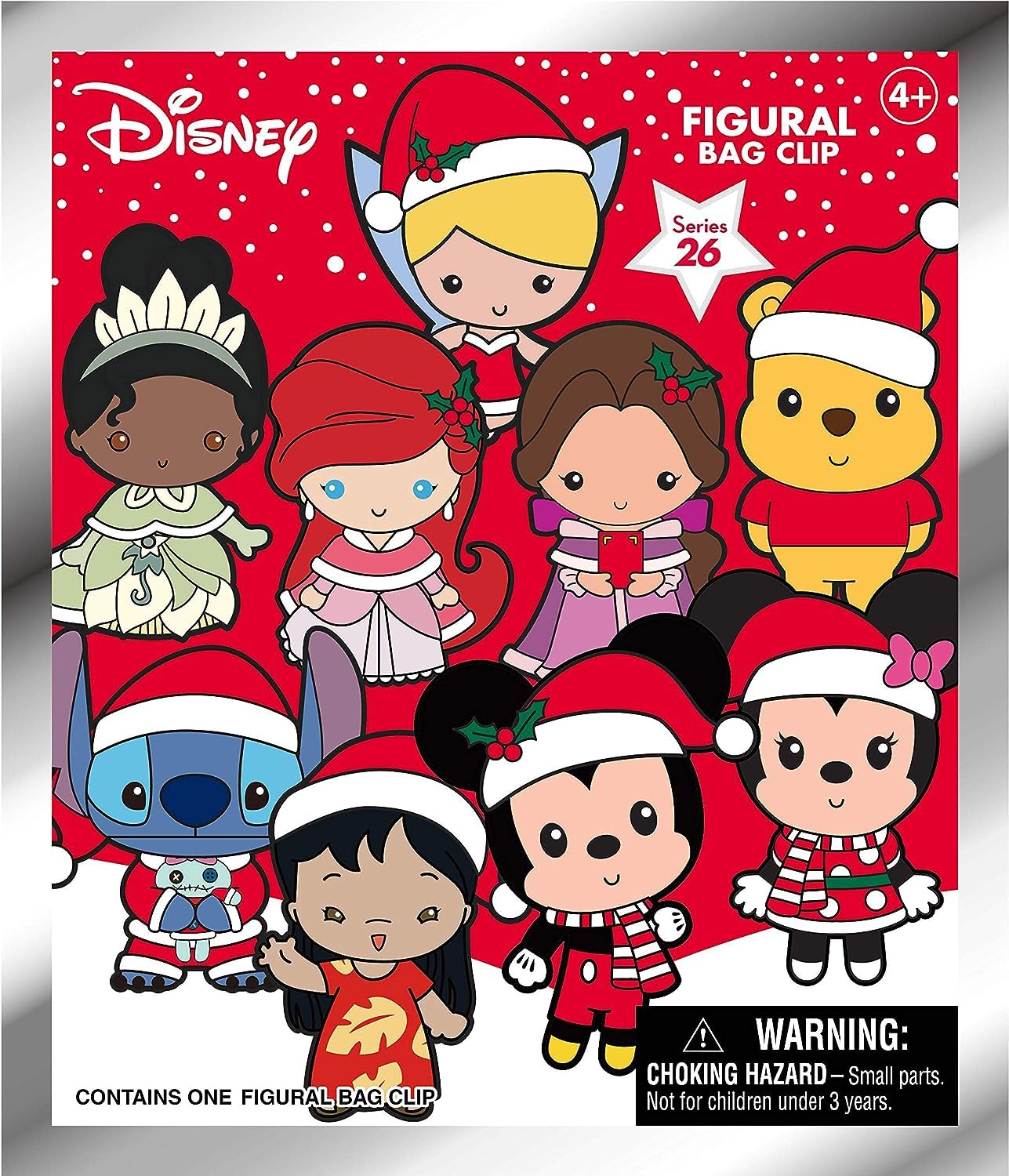 Disney Christmas - 3D Foam Bag Clip in Blind Bag