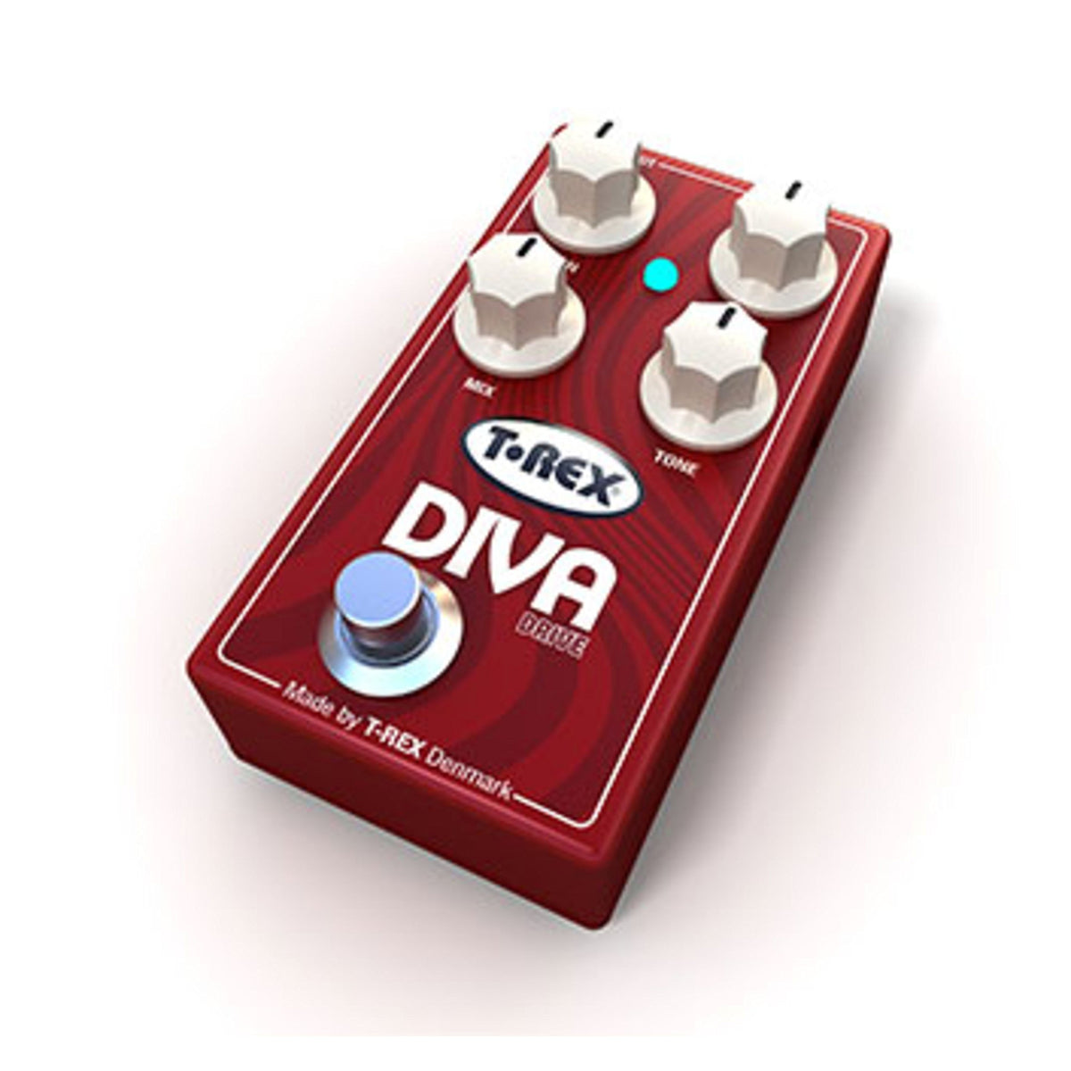 T-Rex Engineering DIVA-DRIVE Overdrive Guitar Effects Pedal with 3-Way Bass Boost (10089)