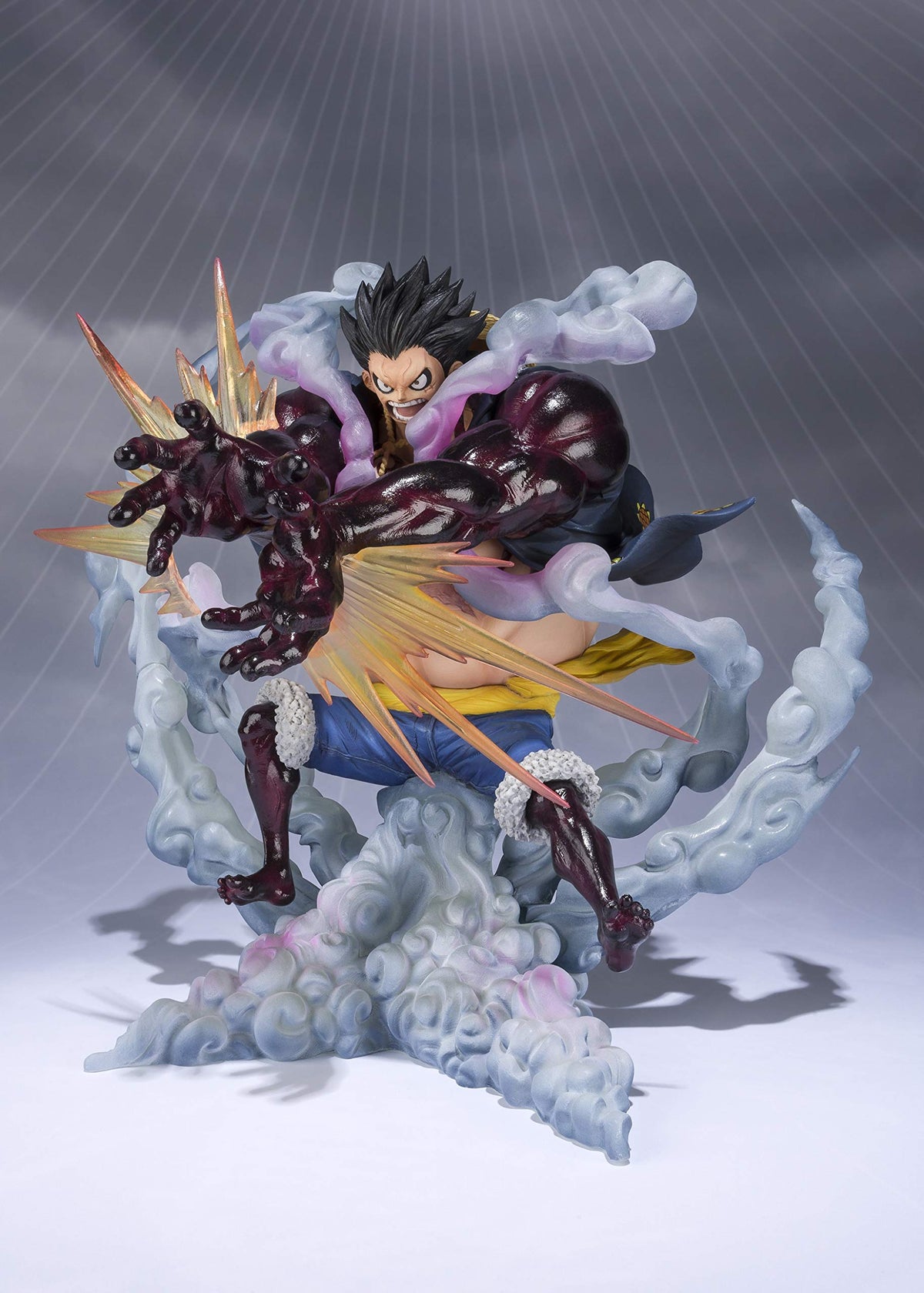 TAMASHII NATIONS Figuarts Zero Monkey.D.Luffy-Gear 4 Leo Bazooka One Piece Statue