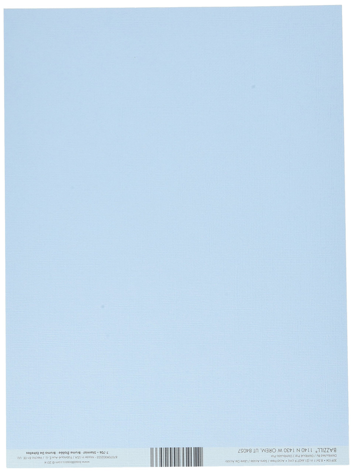 Darice Bazzill Cardstock 8.5"X11"-Starmist/Canvas 25 per Pack